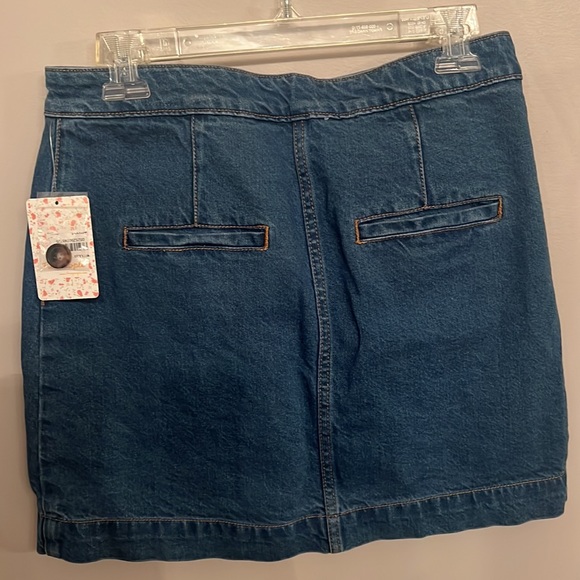 Free People Jean “Don’t Get Me Wrong” Skirt - Picture 3 of 3